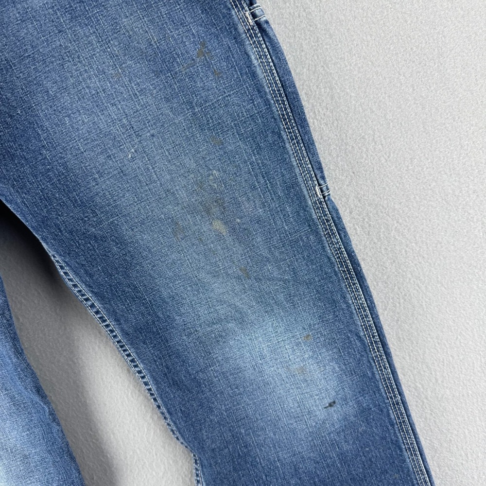 Levis Carpenter Jeans Mens Fits 34x31 Blue Denim Straight Leg Workwear Painter - Picture 4 of 16